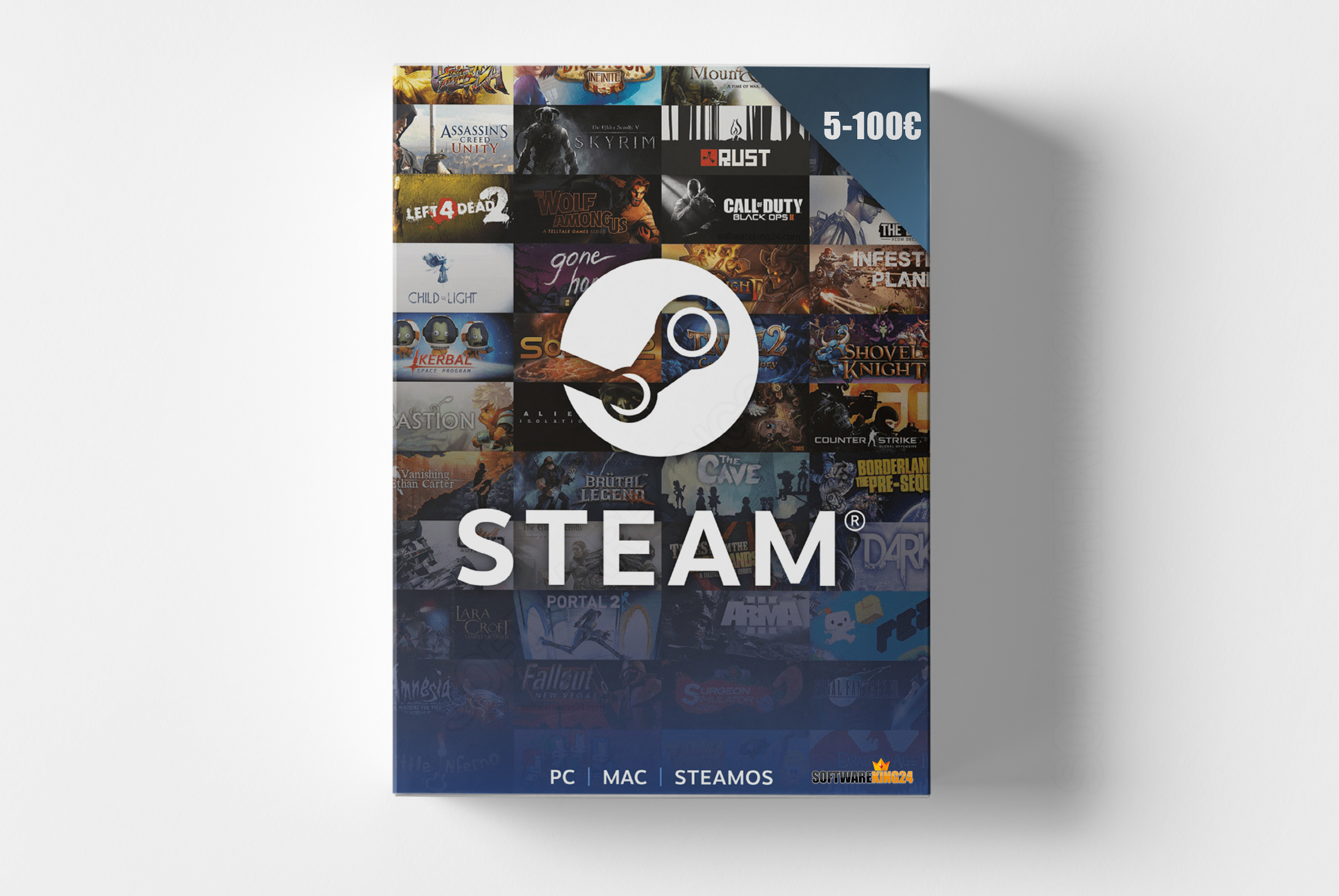 softwareking24.com Steam Guthaben Code + watermark