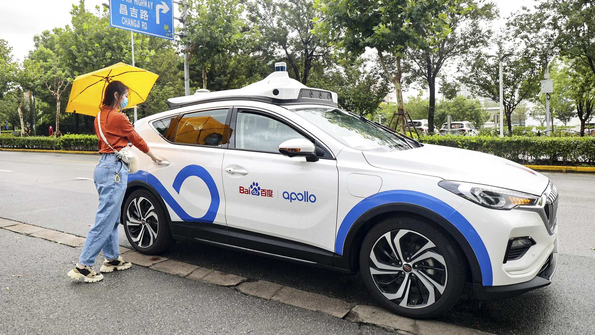 Baidu Robotaxis stehen nach Ausfall still