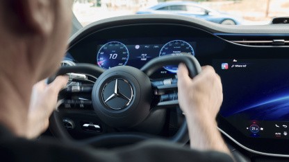 Mercedes EQS: Steer-by-Wire Technologie im Einsatz