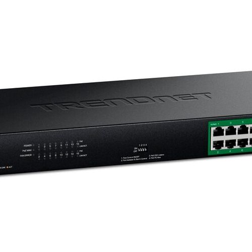 Trendnet präsentiert neuen 16-Port-PoE+-Switch