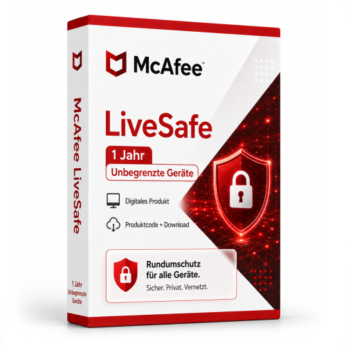 mcafee livesafe 1 jahr unbegrenzte geraete
