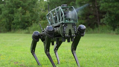 US-Militär testet bewaffneten Roboterquadruped