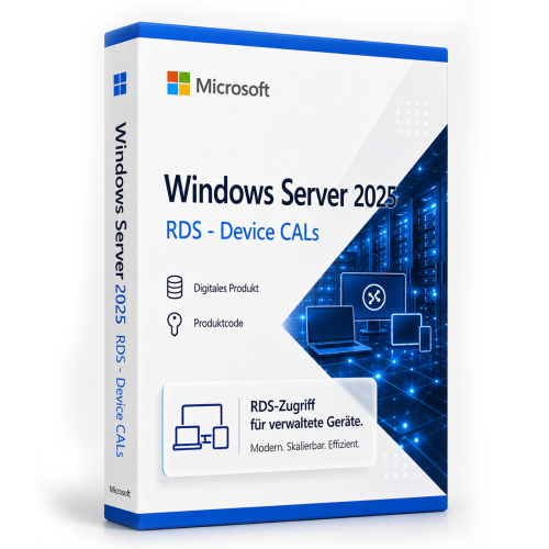 windows server 2025 rds device cals