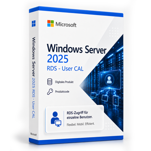 windows server 2025 rds user cal