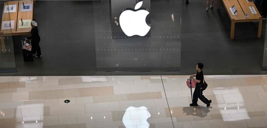 Apple's stock price falls despite record profits