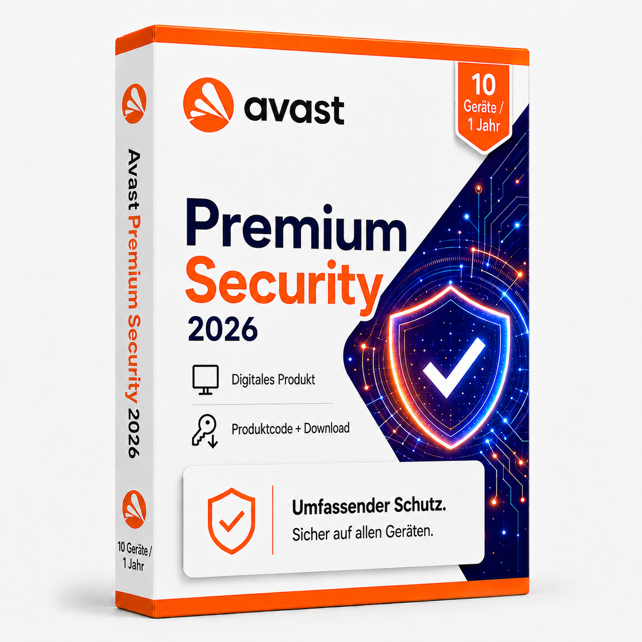 Avast Premium Security 2026 – 1 Jahr / 10 Geräte