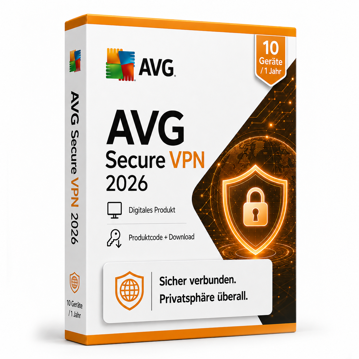 AVG Secure VPN 2026 – 1 Jahr / 10 Geräte