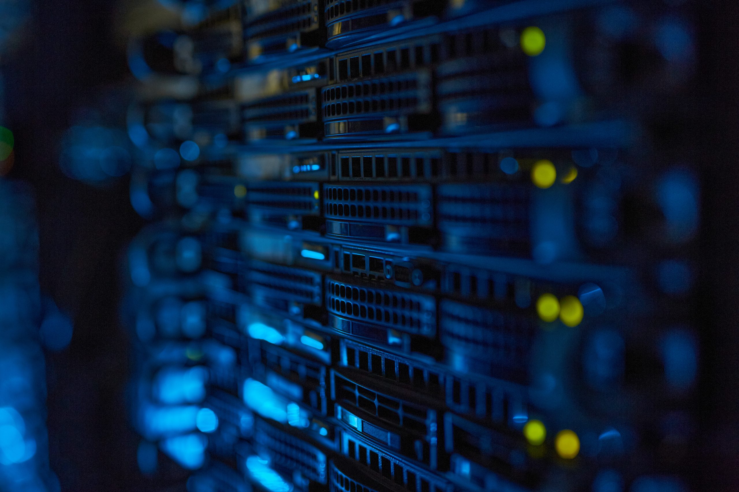 data servers stacked in a row blue illumination 2026 03 24 10 18 21 utc