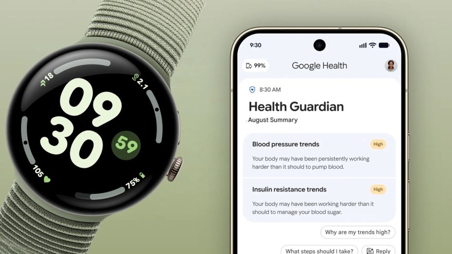 La Google Pixel Watch avertit des signes de diabète