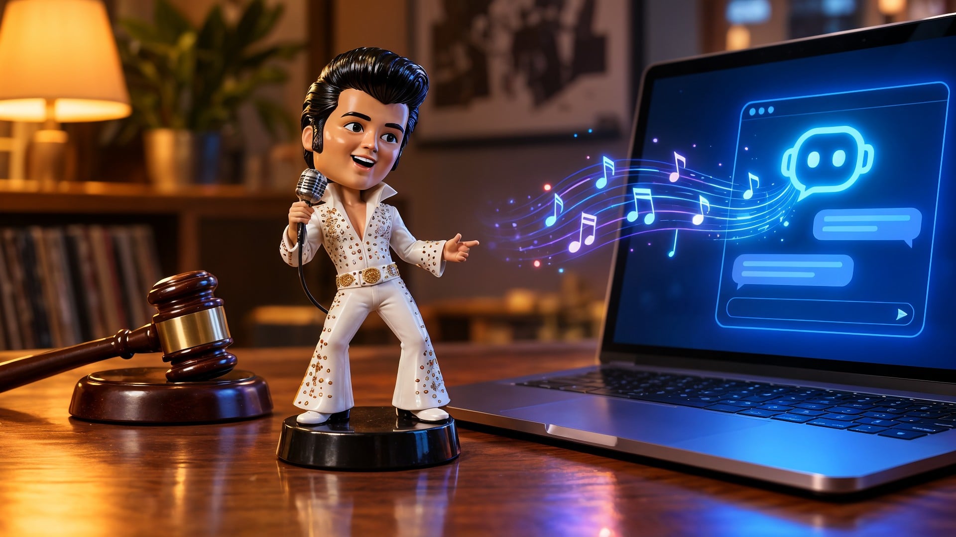 Elvis-Erben verklagen KI-Unternehmen Anthropic